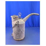 Huffman Galvanized Oil Dispenser Can