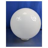 White Glass Globe Light Shade