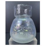 Iridescent Glass Ice Water Pitcher