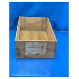 Vintage Schenk Wooden Wine Crate