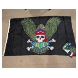 Motorcycles Skull Eagle Flag