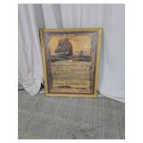 Lusitania Launch Invitation Print