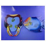 Wood Fish and Bird Coaster Sets