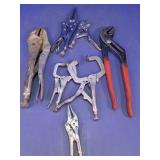 Locking Pliers & Groove Joint Pliers Set