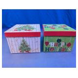 Christmas Holiday Gift Storage Boxes