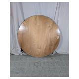 Round Wooden Folding Banquet Table