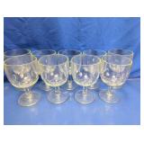 Stemmed Drinking Glass Set