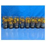 Floral Drinking Glass Set