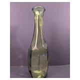 Green and Blue Decorative Glass Vases