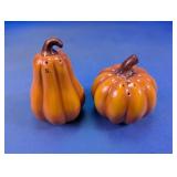 Pumpkin & Gourd Glass Salt Pepper Shakers