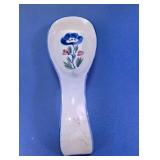 Floral Ceramic Spoon Rest