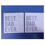 Best Dad Ever Coaster Set