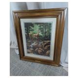 Framed "Stream Crossing" Art Print