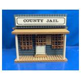 Western "County Jail" Mechanical Toy Building