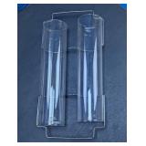 Pyrex Glass Cylinder Vase