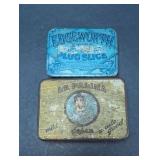 Vintage Tobacco & Cigar Pocket Tins Duo
