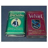 Vintage Pocket Tobacco Tins Duo