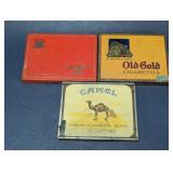 Vintage Tobacciana Cigarette Tins Trio