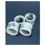 Ceramic Napkin Ring Set
