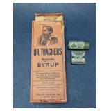 Vintage Patent Medicine Box & Laxative Tins Trio