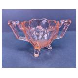 Pink Depression Glass Candy Dish