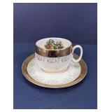 Vintage Courting Couple Tea Cup & Saucer
