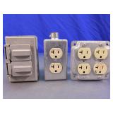 Metal Industrial Electrical Outlet Boxes