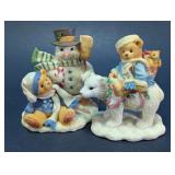 Cherished Teddies Winter Figurine Set