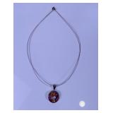 Glass Pendant Necklace