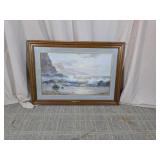 Framed "Searching Shore" Art Print
