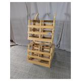 CMS Wood Retail Display Cart