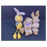 Vintage Easter Bunny & Chick Figurine Lot