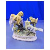 Ceramic Bird Figurine Decoration