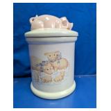 Pig Ceramic Canister