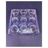Glass Deviled Egg Serving Tray