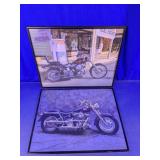 Framed Motorcycle Wall Art Prints