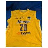 Los Angeles Sparks #20 Toliver Signed Basketball