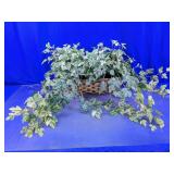 Artificial Ivy Plant Basket Decor
