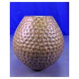 Textured Glass Decorative Vase