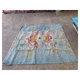 Large Multicolored Abstract Area Rug