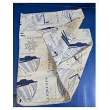 Nautica Sailing Print Flat Sheet
