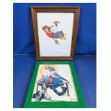 Norman Rockwell Framed Prints Duo