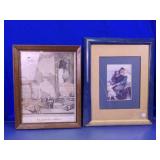 Framed Artwork & Coca-Cola Print