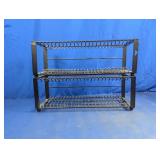 Stackable Black Wire Media Storage Racks