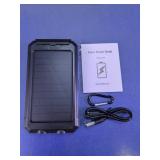 Portable 36800mAh Solar Power Bank with Light