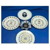 US Presidents & Landmarks Souvenir Plate Bowl Lot
