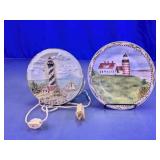 Lighthouse Glass Decor Plate Assortment