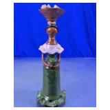 Decorative Glass Floral Candle Holder