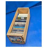 Vintage Peaches Records Wooden Crate Cassette Lot