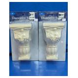 Decorative Drapery Wall Sconce Pair